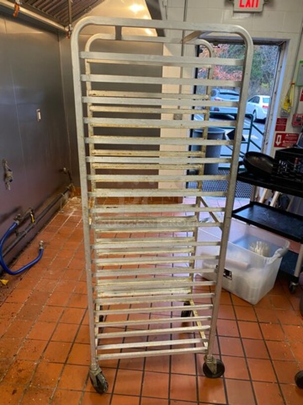 Channel Metal Commercial Pan Transport Rack! On Casters! Model: 401AC - Image 2 of 5