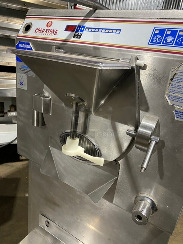 Carpigiani Stainless Steel Commercial Floor Style Batch Freezer on Commercial Casters! Working When Removed! Model LB502 SN: IC23625 208V 3PH - Image 7 of 9
