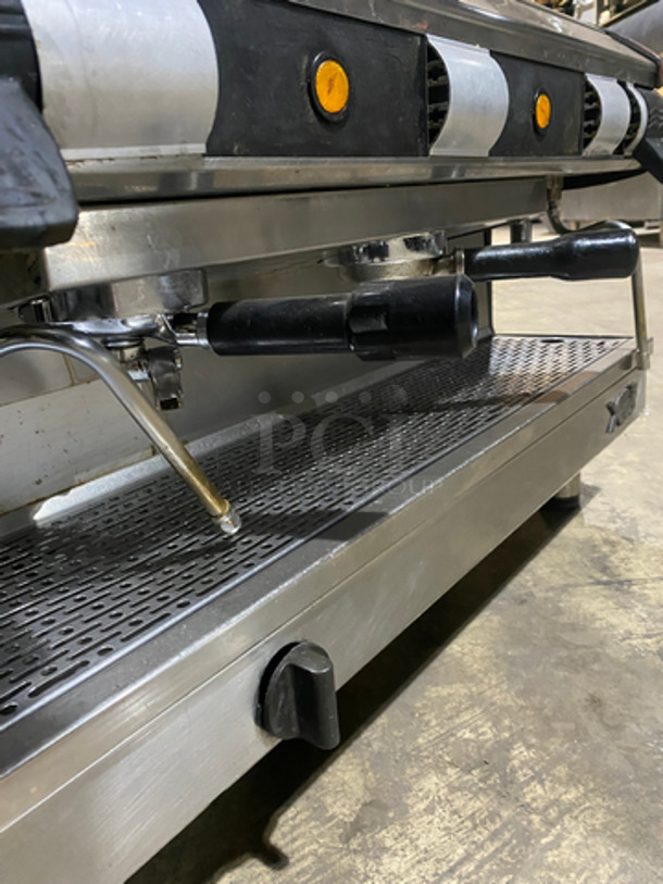 NICE! Conti Xeos Commercial Countertop 2 Group Espresso Machine! All Stainless Steel! On Small Legs! - Image 5 of 9