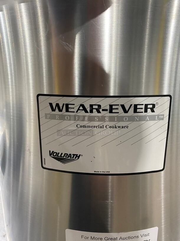 NICE! Vollrath Wear Ever Commercial Large Stock Pot! With Handles! - Image 6 of 6