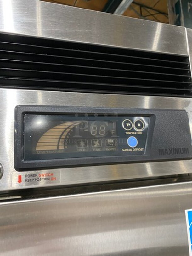 Turbo Air Commercial Single Door Reach-In Freezer! With Poly Coated Racks! Solid Stainless Steel! Maximum Series Model: MSF23NM SN: NF23309052 110/120V 60HZ 1 Phase - Image 8 of 9