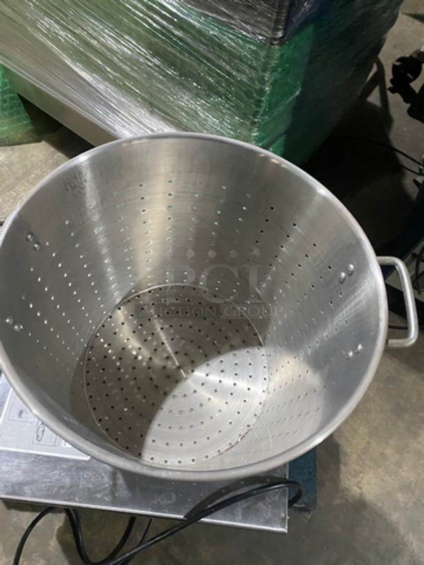 Metal Perforated Pot Inserts! With Handles! 3x Your Bid! - Image 3 of 6