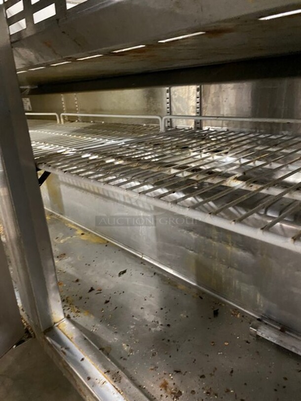 NICE! Kelvinator Stainless Steel Commercial Mega Top Sandwich Prep Table! With 3 Doors Storage Space Underneath! On Casters! MODEL KCMT70.30HC  115V  - Image 6 of 9