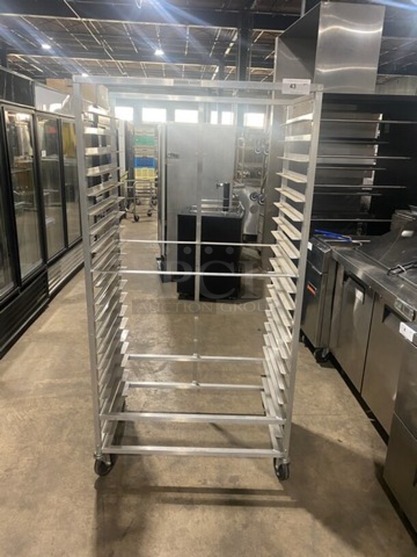 NEW! Metal Commercial Pan Transport Rack! On Casters!