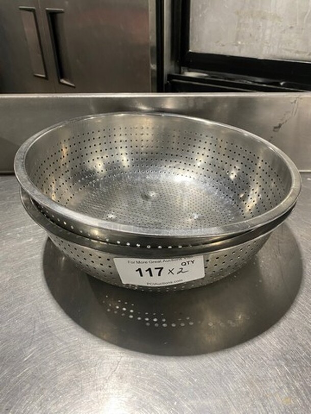 Stainless Steel! Strainers! 2x Your Bid!