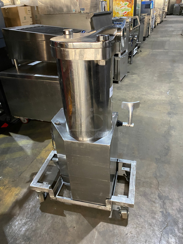 Smith Commercial Automatic Sausage Stuffer! All Stainless Steel! On Casters! - Image 2 of 9