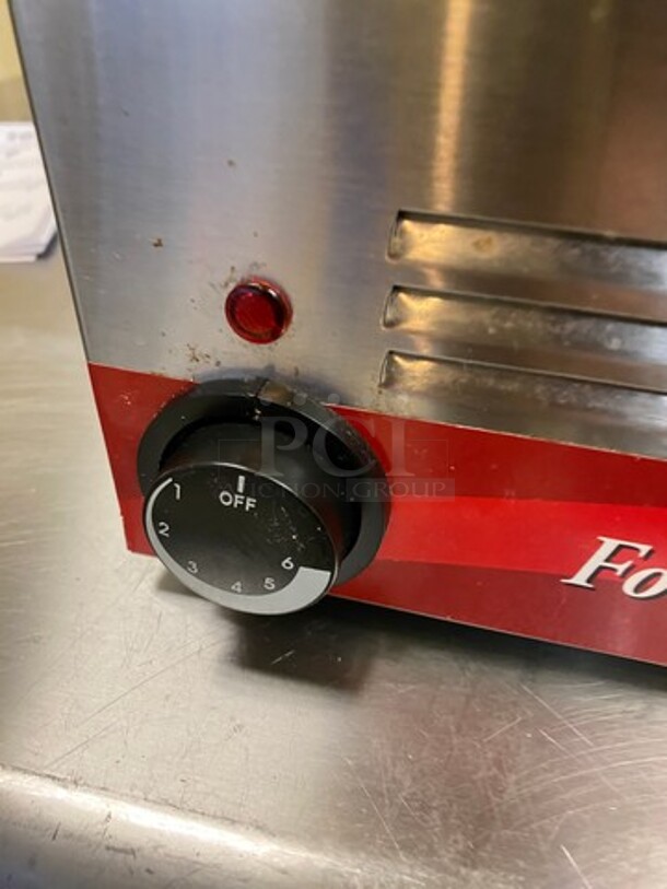 Avantco Commercial Countertop Single Well Food Warmer! All Stainless Steel! WORKING WHEN REMOVED! Model: 177W50 120V - Image 6 of 8