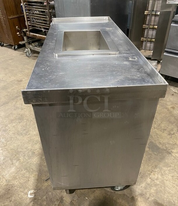 WIN Commercial Heated Food/ Soup Serving Steam Table Station! With Storage Space Underneath! All Stainless Steel! On Casters! Model: WBHT100 SN: N0JA72125 208V 60HZ 1 Phase - Image 3 of 8