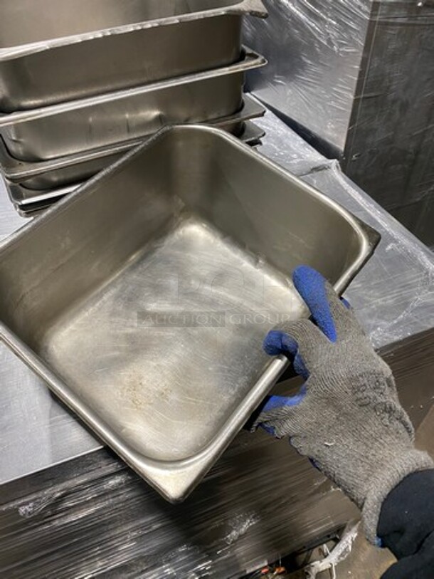 Commercial Steam Table/ Prep Table Food Pans! All Stainless Steel! 8x Your Bid! - Image 4 of 7