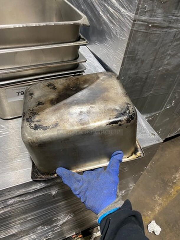 Commercial Steam Table/ Prep Table Food Pans! All Stainless Steel! 8x Your Bid! - Image 6 of 7