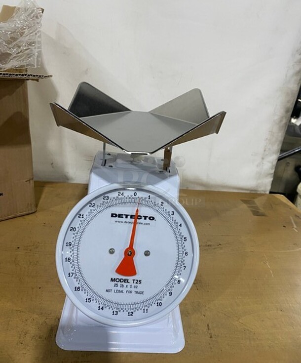 Detecto 25LB Mechanical Portion Control Dial Scale! MODEL T25 - Image 3 of 8