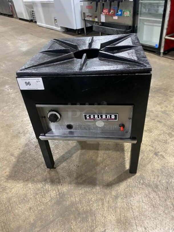 Garland Commercial Countertop Gas Powered Single Burner Stock Pot Range! On Small Legs!