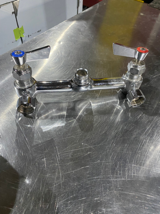 Commercial Faucet With Handles! Stainless Steel! 2x Your Bid! - Image 3 of 9