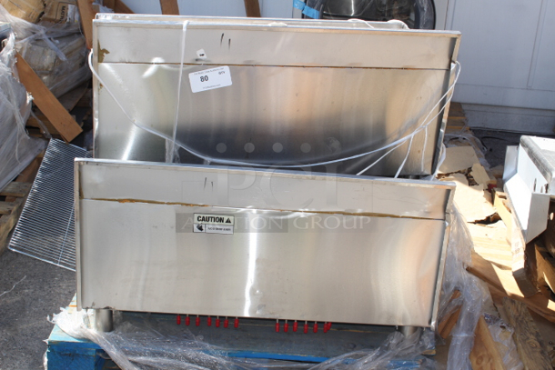 BRAND NEW SCRATCH & DENT! Regency 18" x 36" Underbar Ice Bin with 7 Circuit Post-Mix Cold Plate and Bottle Holders - 79 lb. 18-1/2x36x33 3x Your Bid - Image 4 of 6