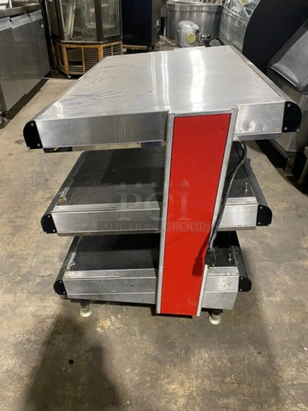 WOW! APW Wyott Commercial Countertop Heated Shelf Merchandiser! On Legs! Model: DMXD42S SN: 380821208002 120V 60HZ 1 Phase - Image 4 of 10