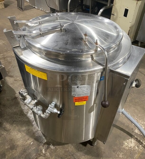 Amazing! 2014 Groen Commercial Electric Powered Jacketed Soup Kettle! All Stainless Steel! On Legs! Model: EE20 SN:94186 208V 3PH! Working When Removed!  - Image 4 of 10