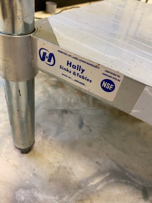 Hally Solid Stainless Steel Work Top/ Prep Table! With Storage Space Underneath! On Legs! - Image 7 of 7