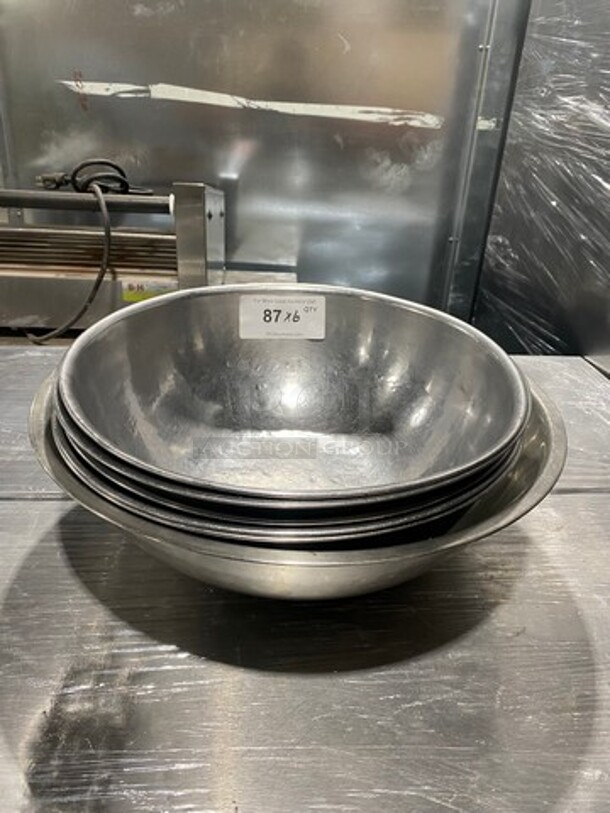 Assorted Size Stainless Steel Mixing Bowls! 6x Your Bid! - Image 1 of 8