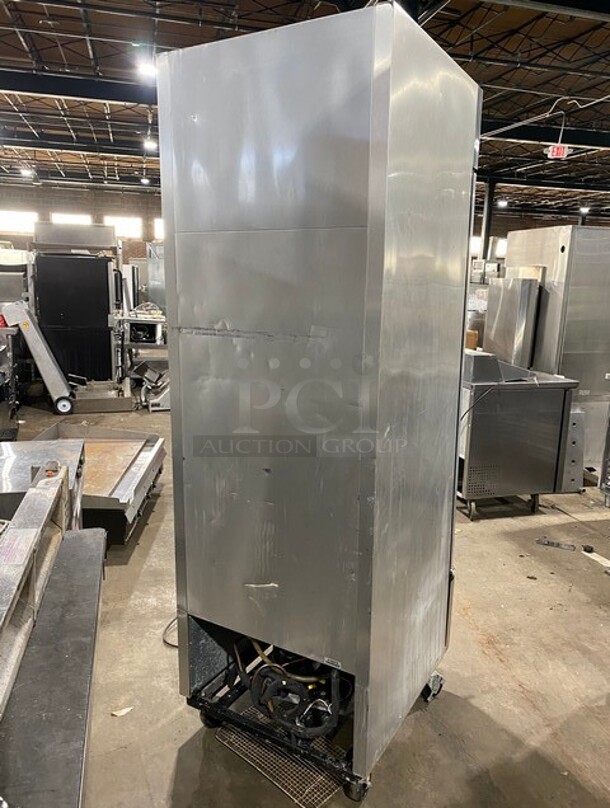 NICE! True Commercial Single Door Reach In Refrigerator Merchandiser! With Poly Coated Racks! All Stainless Steel Body! Model T23G SN:14196578 115V 1PH - Image 3 of 8