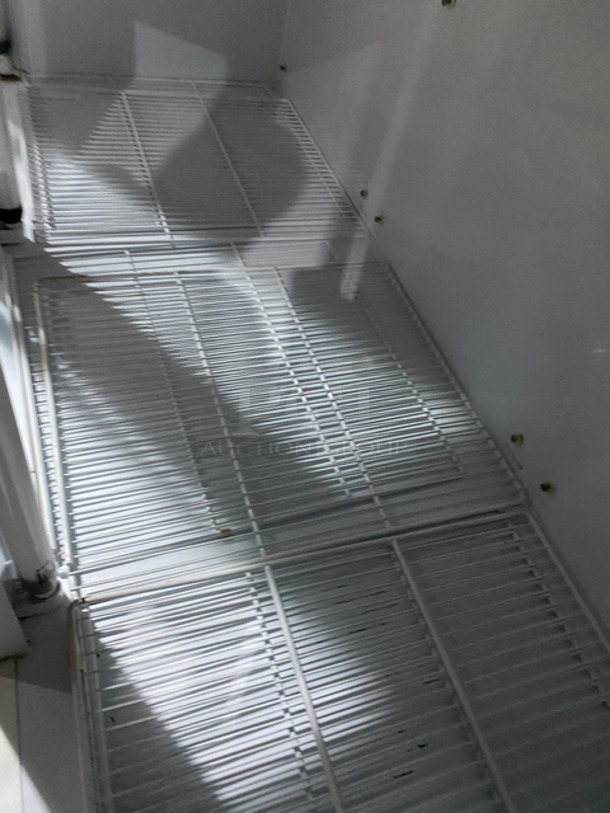 National Commercial 3 Door Reach In Freezer Merchandiser! With View Through Doors! With Poly Coated Racks! Model: ULG80BCP-6 SN: 0734819 115/208/230V 60HZ 1 Phase - Image 2 of 5