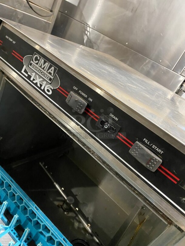 CMA Commercial Under The Counter Dishwasher! All Stainless Steel! MODEL L1X16 SN:182549 120V 1PH - Image 7 of 9