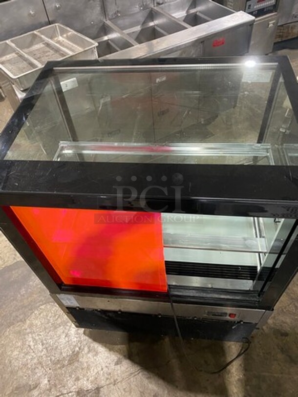 EQ Kitchen Line Commercial Refrigerated Bakery Display Case Merchandiser! With Straight Front Glass! With Sliding Rear Access Doors! Stainless Steel Body! Model: ARC270Z 110V - Image 12 of 12