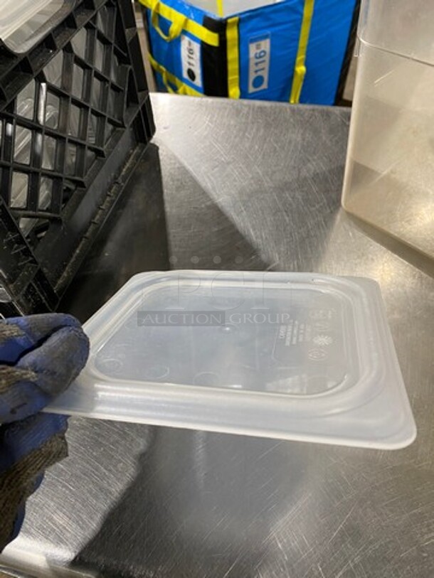 ALL ONE MONEY! Cambro Clear Poly Food Container Lids! - Image 3 of 6