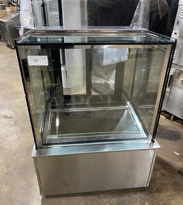 Commercial Refrigerated Bakery Display Case Merchandiser! With Rear Access Doors! Stainless Steel Body! Model: G300BF SN: 2008119S! 110V!