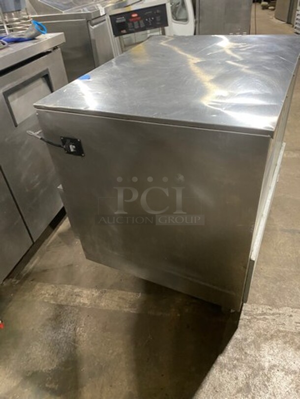 Beverage Air Commercial 2 Drawer Lowboy/ Worktop Cooler! Stainless Steel! On Casters! - Image 3 of 6