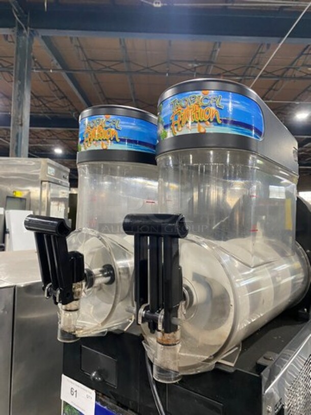 Commercial Countertop 2 Flavor Slushie/ Frozen Beverage Dispenser! Stainless Steel Body! SN: 191118000027 120V - Image 6 of 11