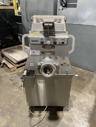 Hobart MG2032 Metal Commercial Floor Style Electric Powered Meat Mixer/Grinder w/ Foot Pedal on Commercial Casters! 3 Phase. MODEL:MG2032 SN:31-1433!
