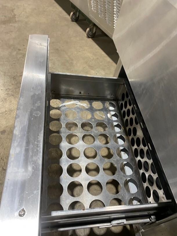 Continental Commercial Refrigerated 4 Drawer Chef Base! All Stainless Steel! On Casters! 115V 1 Phase! Model: SW60 SN: 15711459! - Image 7 of 8