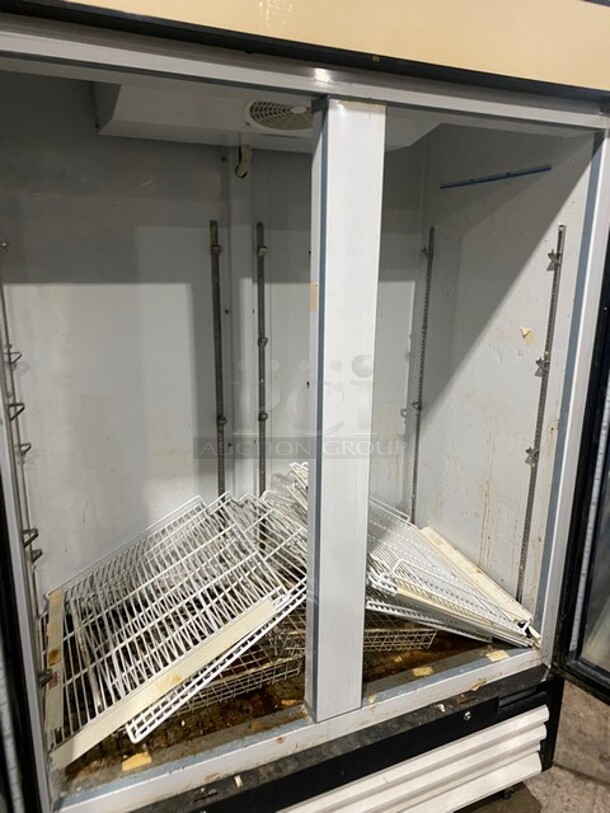 Central Commercial 2 Door Reach In Freezer Merchandiser! With Poly Coated Racks! Model 69K118 Serial 8078613! 115/230V 1Phase! - Image 5 of 9