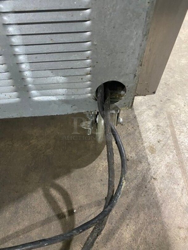 Beverage Air Commercial Refrigerated Sandwich Prep Table! With 2 Door Underneath Storage Space! All Stainless Steel! On Casters! Model: SP6024M SN: 8003818 115V 60HZ 1 Phase - Image 11 of 12