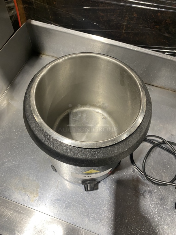NICE! Glenray Model 1026011 Metal Commercial Countertop Soup Kettle Food Warmer! Eletric Powered! 120 Volts, 1 Phase! SN: E35018112744 - Image 2 of 7
