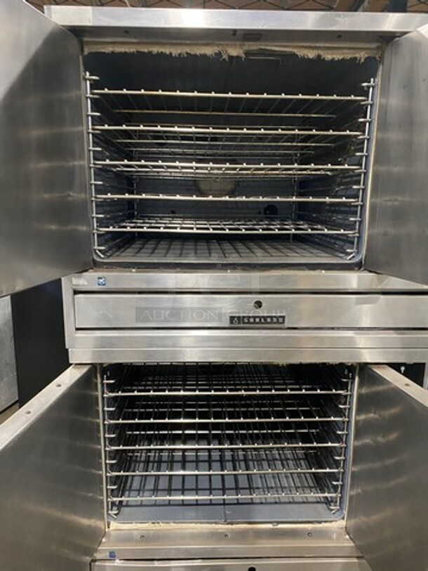 Garland Commercial Gas Powered Double Deck Convection Oven! Metal Oven Racks! All Stainless Steel! 2x Your Bid Makes One Unit! - Image 5 of 12