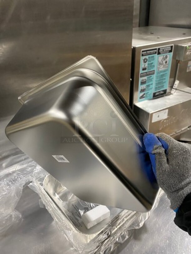 NEW! IN THE BOX! Commercial Steam Table/ Prep Table Food Pans! All Stainless Steel! - Image 6 of 6