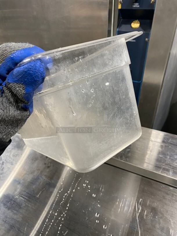 Cambro Clear Poly 1/3x6" Food Containers! 7x Your Bid! - Image 7 of 8