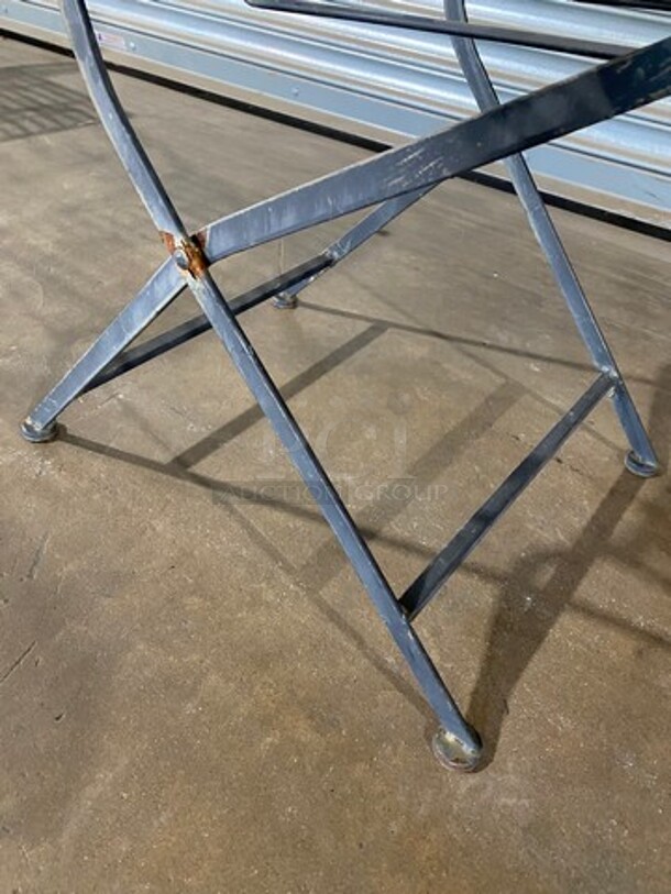Black Metal Foldable Patio Chairs! 10x Your Bid! - Image 5 of 5