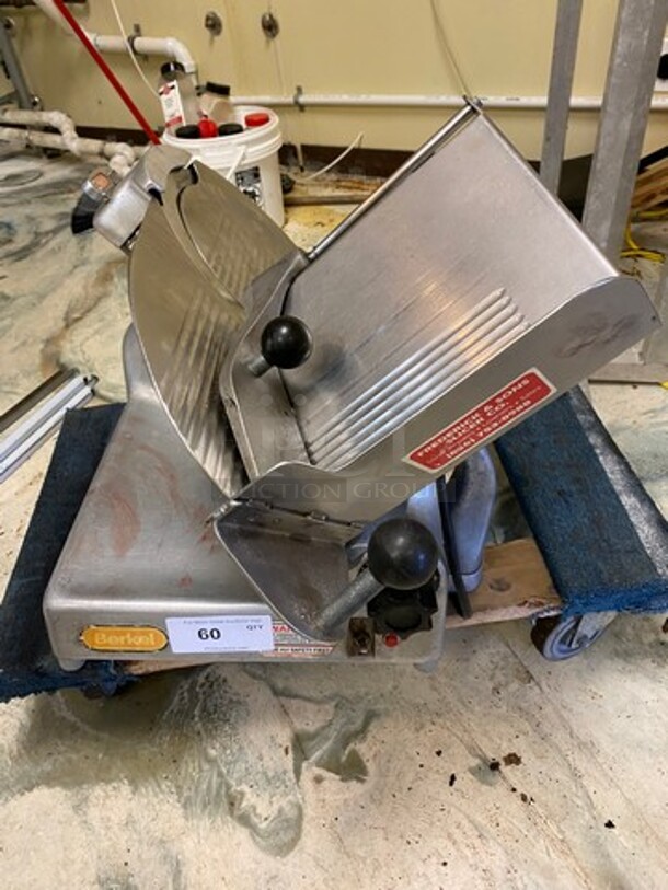 Berkel Commercial Countertop Deli/ Meat Slicer! All Stainless Steel! WORKING WHEN REMOVED! Model: 808 SN: 713492 115V 60HZ 1 Phase - Image 1 of 9