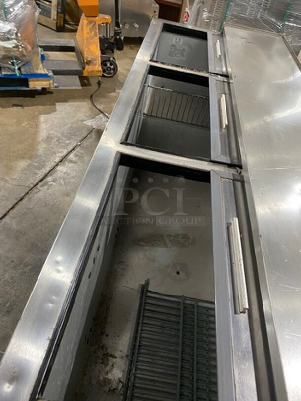 Leader Commercial 3 Door Beer Cooler! Solid Stainless Steel! Model: ESBC72SC SN: NQ10S1410 115V 60HZ 1 Phase - Image 5 of 9