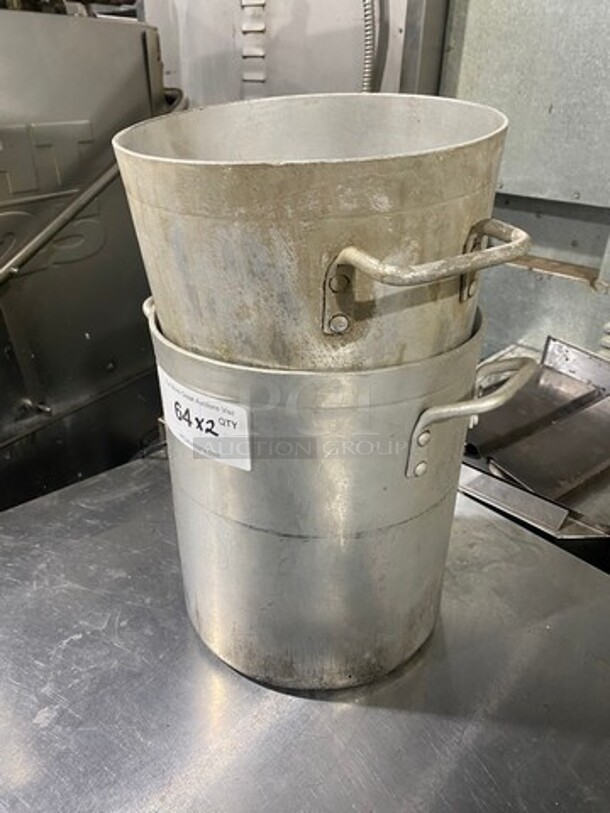 Uplate Aluminum Stock pots! 2x Your Bid! - Image 2 of 9