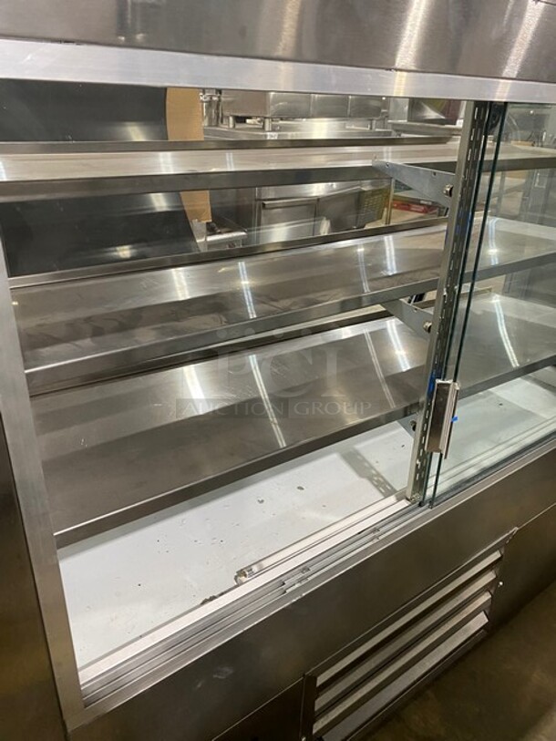 2017 Cooltech All Stainless Steel Commercial Floor Style Dry Display Case Merchandiser!  Model CMPH60HBD 120V! 1 Phase 60HZ!  - Image 5 of 8