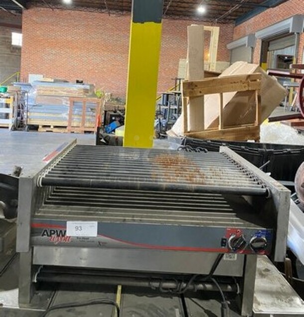 APW Wyott Commercial Countertop Hot Dog Roller Grill! All Stainless Steel! Model: HRS755T SN: 817961990263 208/240V 60HZ 1 Phase - Image 1 of 7