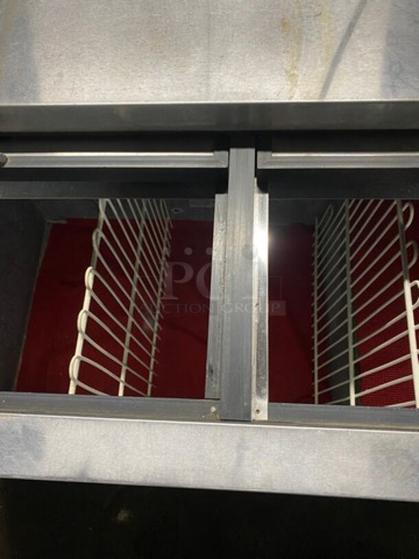 True Commercial Under The Counter Beer Bottle Cooler! With 2 Stainless Steel Sliding Top Doors! Model: TD5018 SN: 1265577 115V 60HZ 1 Phase - Image 6 of 9