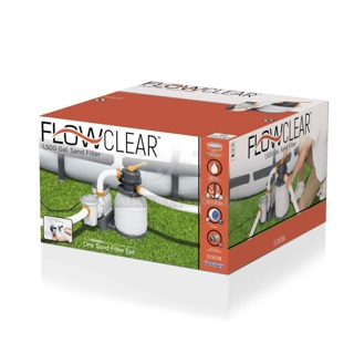 Flowclear 1500 Gallon Sand Filter Set