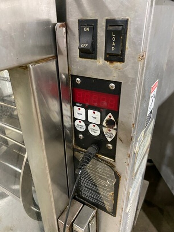 Giles Commercial Electric Powered Countertop Rotisserie Oven Machine! With View Through Front And Back Access Doors! Stainless Steel! Model: CR5 SN: L108059903 208V 60HZ 3 Phase - Image 5 of 8