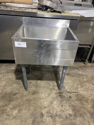 All Stainless Steel Ice Bin! On Legs!