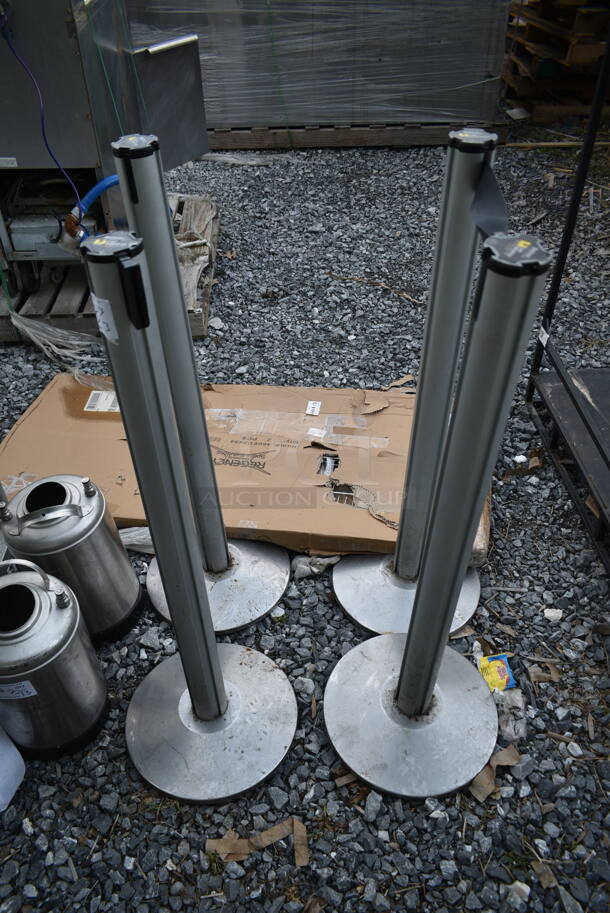 4 Beltrac Stanchions. 4 Times Your Bid! - Image 1 of 3