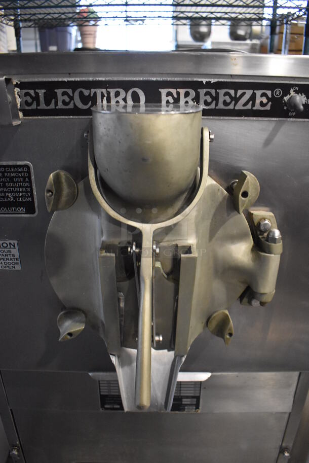 Electro Freeze FT-1 Stainless Steel Commercial Floor Style Water Cooled Batch Freezer on Commercial Casters. 230 Volts, 1 Phase. 24x40x53 - Image 2 of 8